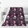 thumbnail image 2 of Draculaura Monster High Blanket Fuzzy Funny Warm Throw Blankets for Home Restaurant All Season LS, 2 of 6