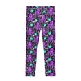 thumbnail image 4 of joogoo Girls' Leggings Octopus Starfish Purple-s1 Yoga Pants 4T, 4 of 8