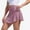 Purple, variant on Tennis Skirt for Women with Pockets, High Waisted Athletic Sports Skorts Running Workout Shorts Shorts for Woman Orange XL