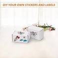 thumbnail image 5 of 6x4x3 inches Shipping Boxes Set of 25, White Corrugated Cardboard Box Literature Mailer, 5 of 8