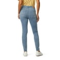 thumbnail image 5 of Levi Strauss Signature Women's and Women's Plus High Rise Skinny Jeans, Inseams: Short, Regular and Long, Sizes 2-28, 5 of 6