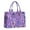Purple Butterfly Flower, variant on Large Capacity Tote Bag,Purple Butterfly Leopard Pattern Handbag Fashion Luxury Tote Bag,15.7"x13"x 5.1" Inches,Laptop Compatible