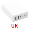 thumbnail image 2 of Sidaley rápido de gran potencia de 100 W portátil de 4 puertos con entrega de energía Estación de carga USB para computadora Teléfono y Comunicación No.1, 2 of 6