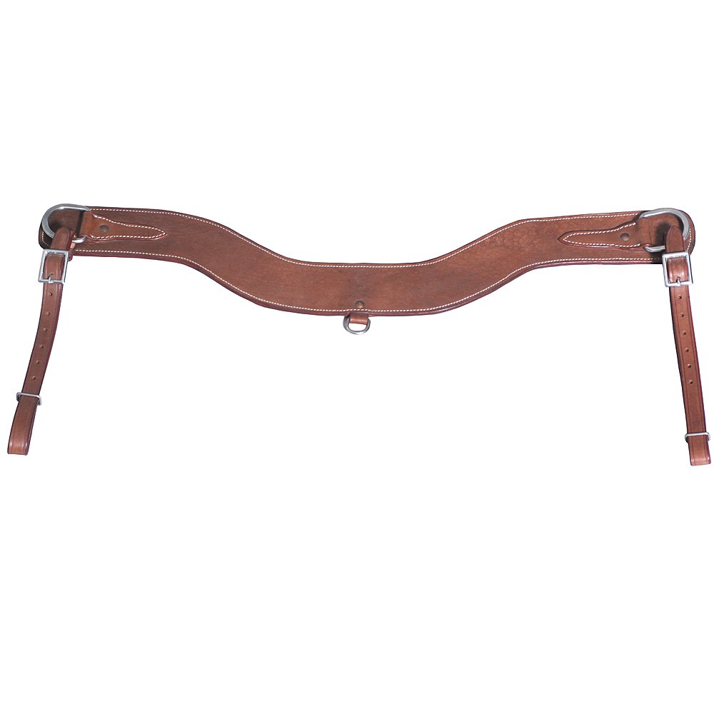 Western Leather Horse Tripping Breast Collar Brown By Great American