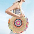 thumbnail image 3 of Paja Tejido Mujeres Gran Capacidad Bolsas Tejidas para, 3 of 8