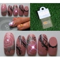 thumbnail image 3 of 2PCS DIY Mobile Affixed Scintillation Nail sticker Decor Polish Chip Manicure Decorations Phone Tips , White Light, 3 of 8