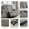 thumbnail image 2 of Bonzy Home Oversized Power Lift Recliner,Elderly Lift Chair with Heat Therapy and Massage Function,Remote Control,Side Pocket,Living Room, Ashy, 2 of 8