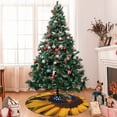 thumbnail image 7 of Pofeuu Butterfly On Sunflower Print Christmas Tree Skirt, Merry Christmas Skirt Xmas Tree Ornaments for Xmas Holiday Party Decorations-48", 7 of 7