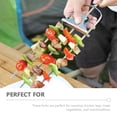 thumbnail image 4 of BESTYASH Stainless Steel Rotisserie Forks for BBQ Grilling Meat & Veggies, Fits Most Rotisserie Rods, 2-Piece Set, 4 of 8