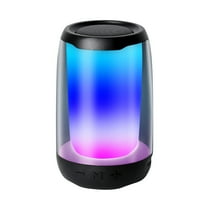New Little 4th Generation Bluetooth Speaker,Full Screen Colorful Light,Desktop Outdoor Portable,Bluetooth 5.1,360Degree Surround Sound,10m Range,1200mAh Battery,TF/USB/AUX Support,TWS Connection