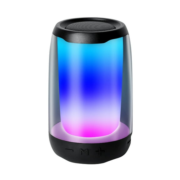 New Little 4th Generation Bluetooth Speaker,Full Screen Colorful Light,Desktop Outdoor Portable,Bluetooth 5.1,360Degree Surround Sound,10m Range,1200mAh Battery,TF/USB/AUX Support,TWS Connection