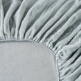 thumbnail image 2 of Great Bay Home Fitted Sheet - Ultra Soft Velvet Plush - California King, Light Grey, 2 of 6