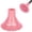 Light Pink, variant on SupreGear Cane Tip Replacement 3/4 Inch, Heavy Duty Rubber Tip with Metal Spacer, Anti Slip Base 19mm,Black