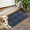 Dark Blue Christmas, variant on Dark Christmas Drink and Cookie Pattern Door Rugs,Washable Non Slip Door Mats Indoor,Decorative Door Mats,Entry Mat Indoor for Entrance,Bedroom,Kitchen,Bathroom,16"x24"