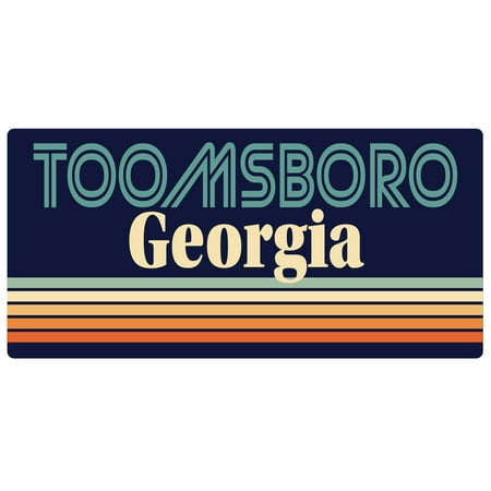 

Toomsboro Georgia 5 x 2.5-Inch Fridge Magnet Retro Design