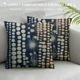 thumbnail image 3 of MLJA Throw Pillows Cover Navy Tie Indigo Blue Tiedye Pattern Abstract Dye Watercolor Old Ink White Artistic Cushion Case for Fall Home Decor, 3 of 5