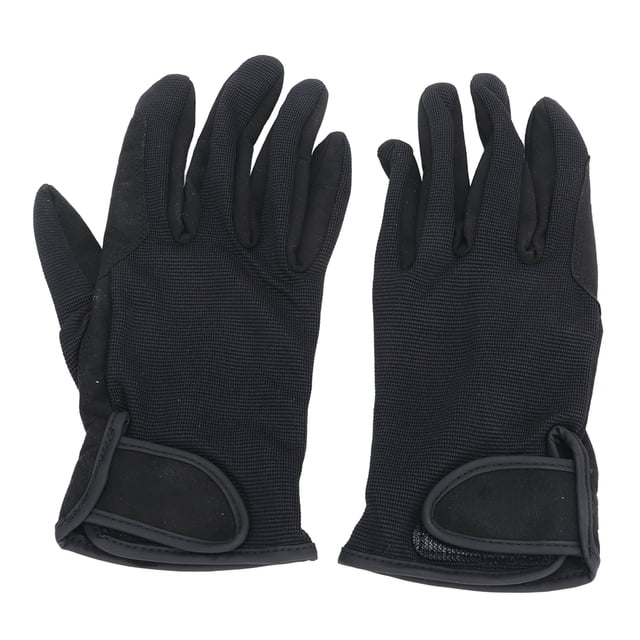 1 par de guantes de equitación negros antideslizantes con pantalla táctil guantes de equitación ecuestre para hombres y mujeres S/M YUNYI BRAND Deportes
