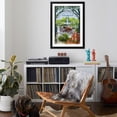 thumbnail image 4 of Art.com Savannah, Georgia Town Views Art Print by Lantern Press, Black Frame Wall Art, 32" x 44", 4 of 5
