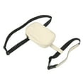 thumbnail image 4 of Bolso de pierna con arnés para muslo, riñonera de gran capacidad para mujer, bolso de pierna de cuero PU, cartera para exteriores, color beige, 4 of 12