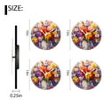 thumbnail image 2 of Wall Clock Silent Non-Ticking Battery Operated Modern Wall Clocks Decorative for Bathroom Kitchen-Floral Oil Painting Spring Flowers Art(14inch), 2 of 4