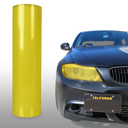 30 Light Tint - Project RA Yellow Tint Vinyl Film Sheet Roll Turn Signal / Side Marker / Fog Light Vinyl - 12