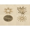 thumbnail image 1 of Ahgly Company Machine Washable Indoor Rectangle Transitional Peru Brown Area Rugs, 6' x 9', 1 of 7