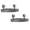 Black, variant on 2026 New Corrugated Suction Cup Storage Holder, No-Drill Movable Shower Shelf with Drainage Trays, Glacier Pattern Bathroom Organizer for Shower Kitchen Hotel -Grey+White, 2pcs