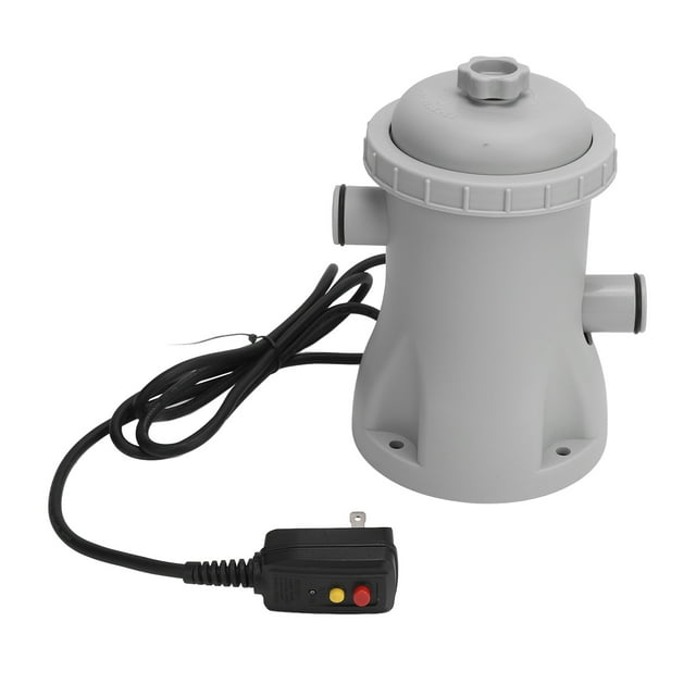 330GPH Cartridge Pool Filter Pump, Above Ground Swimming Pool Pump with GFCI and Drain Valve, for All Sizes Pools Sand Cleaning Tool Set