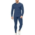 thumbnail image 6 of DAKIMOE Thermal Underwear for Men Long Johns with Fleece Lined, Base Layer Men Cold Weather Top Bottom, 6 of 9