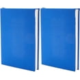 thumbnail image 1 of Funda elástica para libros de 15 x 23 cm (6" x 9"), azul. Funda protectora duradera, lavable y reutilizable para cuadernos de hasta 47 x 23 cm (18,5" x 9")., 1 of 6