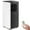 White + Black, variant on Gymax 10000 BTU Portable Air Conditioner ASHRAE 3-in-1 AC Unit w/ Humidifier & Sleep Mode Black