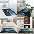 thumbnail image 2 of Starry Night Carpet for Home Decoration Soft Comfy Rugs for Bedroom Living Room Bathroom Entrance Non-slip Comfort Mat, 2 of 6