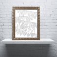 thumbnail image 3 of Trademark Fine Art 'Letters & Words 22' Canvas Art by Hello Angel Gold Ornate Frame, 3 of 4