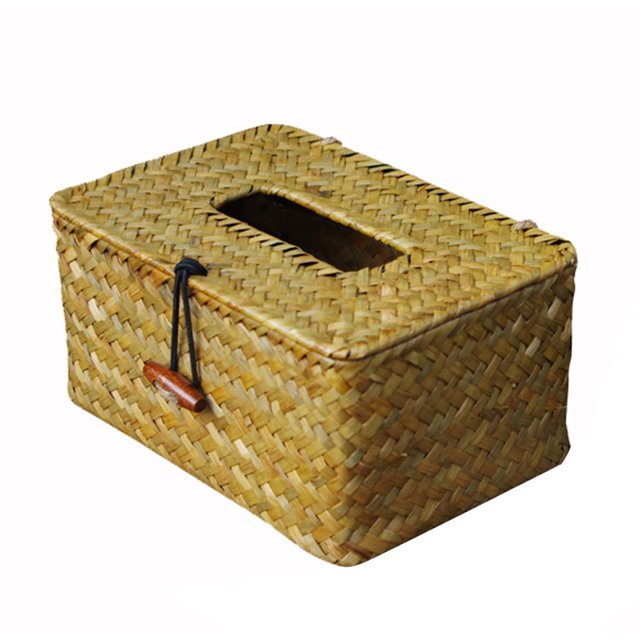 Servilletero De Caja De Pañuelos Tejido A Mano Para Coche, Baño, Cocina Noticed HA036851-00