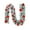 Red, variant on Christmas Garland for Mantle Hwkond Christmas Decorative Rattan White Flocked Doorway Staircase Handrail Decorations Pines Branches Rattan Set Seasonals Decorations Up to 60% Off