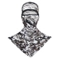 thumbnail image 2 of JoveMarine Men's UV Neck Gaiter Face Mask - Sunscreen Breathable Quick Dry for Cycling Motorcycle Helmet Liner Summer Outdoor Sports Headband Face Protection from Sun,Q, 2 of 4