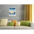 thumbnail image 4 of Bermuda via Jet Clippers - Fly Pan American World Airways - Sail in Somers Isles - Vintage Airline Travel Poster by Edward McKnight Kauffer c.1950s - Master Art Print (Unframed) 9in x 12in, 4 of 4