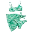 thumbnail image 1 of Traje de baño con estampado de bikini para mujer Traje de baño de tres piezas Sujetador con relleno Traje de baño Ropa de playa Fridja  nalpqowj22859, 1 of 7