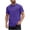 Purple, variant on YUGYXL Shirts for Men Cowboys Letter Print T Shirt Vintage Rodeo Graphic Tee Summer Short Sleeve Tee Top Gray XXL