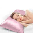 thumbnail image 7 of JNGSA Satin Silk Body Pillow Pillowcase for Hair and Skin, Premium and Silky Black Long Body Pillow Case Cover 51x137cm with Hidden Zipper Closure, 7 of 7
