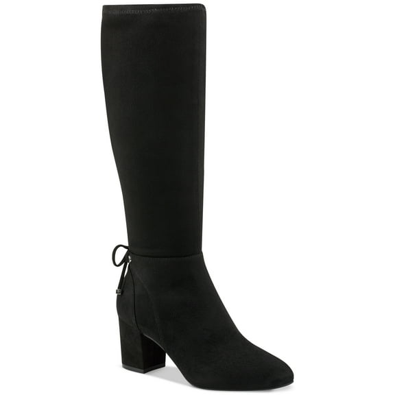 Charter Club Mayviss Dress Boots for Women, Black Micro, 11M