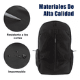 thumbnail image 3 of Mochila Laptop Hombre,impermeable Y Resistente Al Desgaste Con Cargador USB Negro Malubero Mochila Escolar Impermeable, 3 of 4