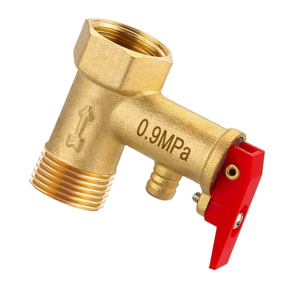 Brass Pressure Reducing Relief Valves Electric Water Heater Safety Valves for Water Heaters Systems Replacement Part