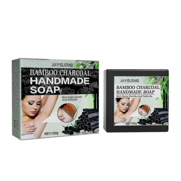 Jaysuing Bamboo Charcoal Handmade Soap Dilutes Melanin Deposition In The Un -