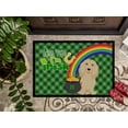 thumbnail image 3 of Longhair Cream Dachshund St. Patrick's Day Indoor or Outdoor Mat 24x36 36 in x 24 in, 3 of 5