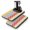 White-346, variant on 2 Pack Washable Rubber Bohemian Vintage Floral Dish Drying Mats for Kitchen Counter Home Large Coffee Bar Pad Accessories and Decor for Utensils Stemware (2pcs 19.5''x12'')
