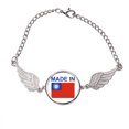 thumbnail image 1 of en myanmar pais amor Pulsera pulsera pulsera alas de ángel pulsera, 1 of 3