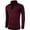 Wine Red, variant on Iceglad Mens Slim Fit Zip Up Mock Neck Polo Sweater Casual Long Sleeve Sweater and Pullover Sweaters with Ribbing Edge