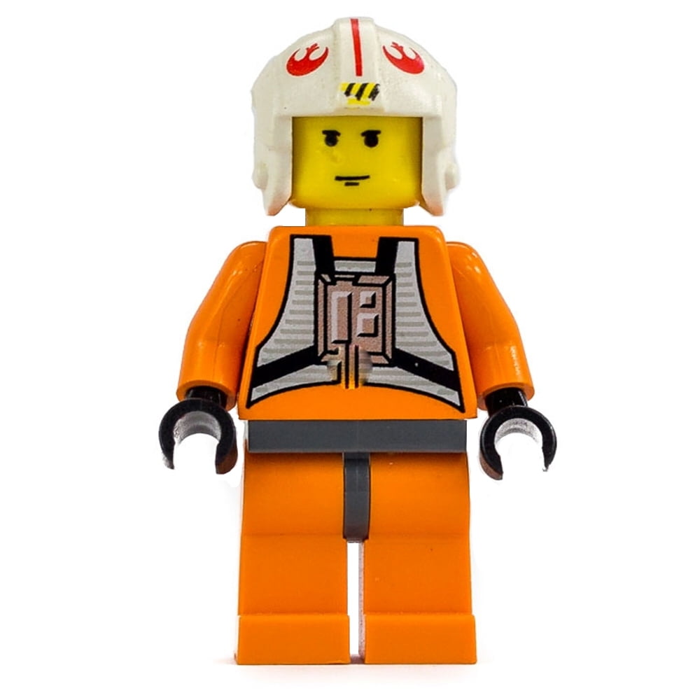 LEGO Star Wars Luke Skywalker - Pilot (Dark Bluish Gray Hips) Minifigure - Walmart.com - Walmart.com