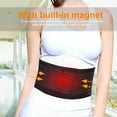 thumbnail image 3 of Cinturón de terapia magnética autocalentable para la cintura, soporte lumbar, transpirable, unisex (negro L), 3 of 14